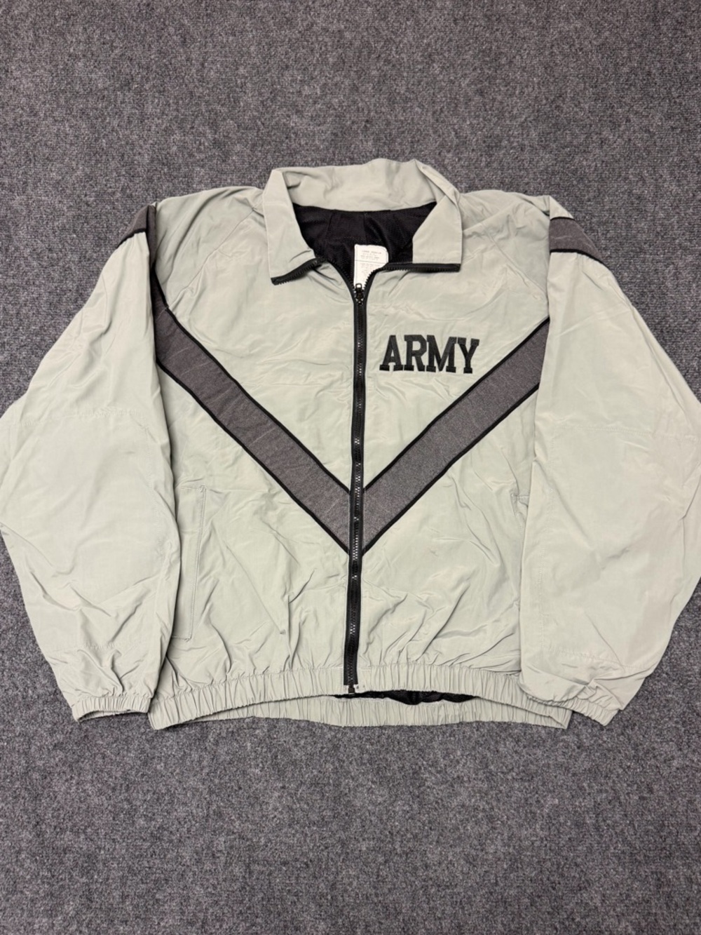 Vintage early‎ 2000s mint green army windbreaker jacket